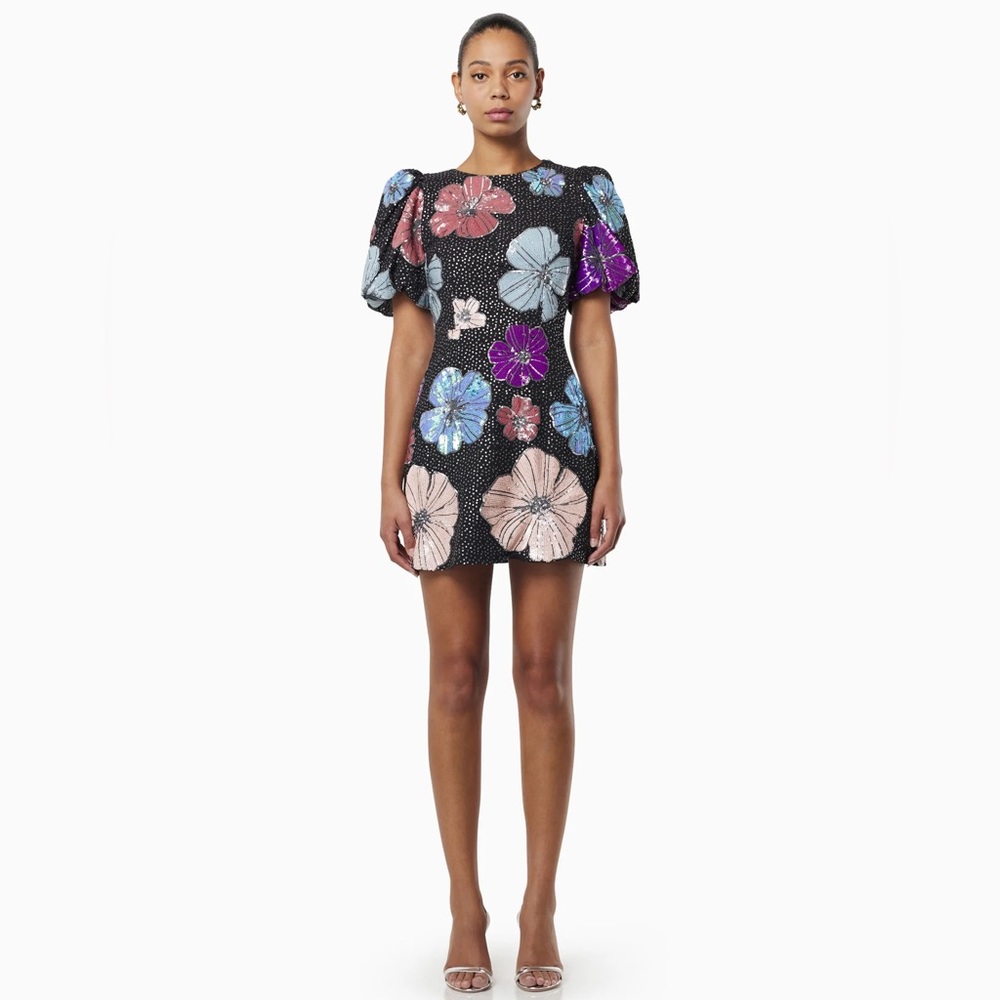 Elliatt Rain Dress in multicolor, NWT, Small